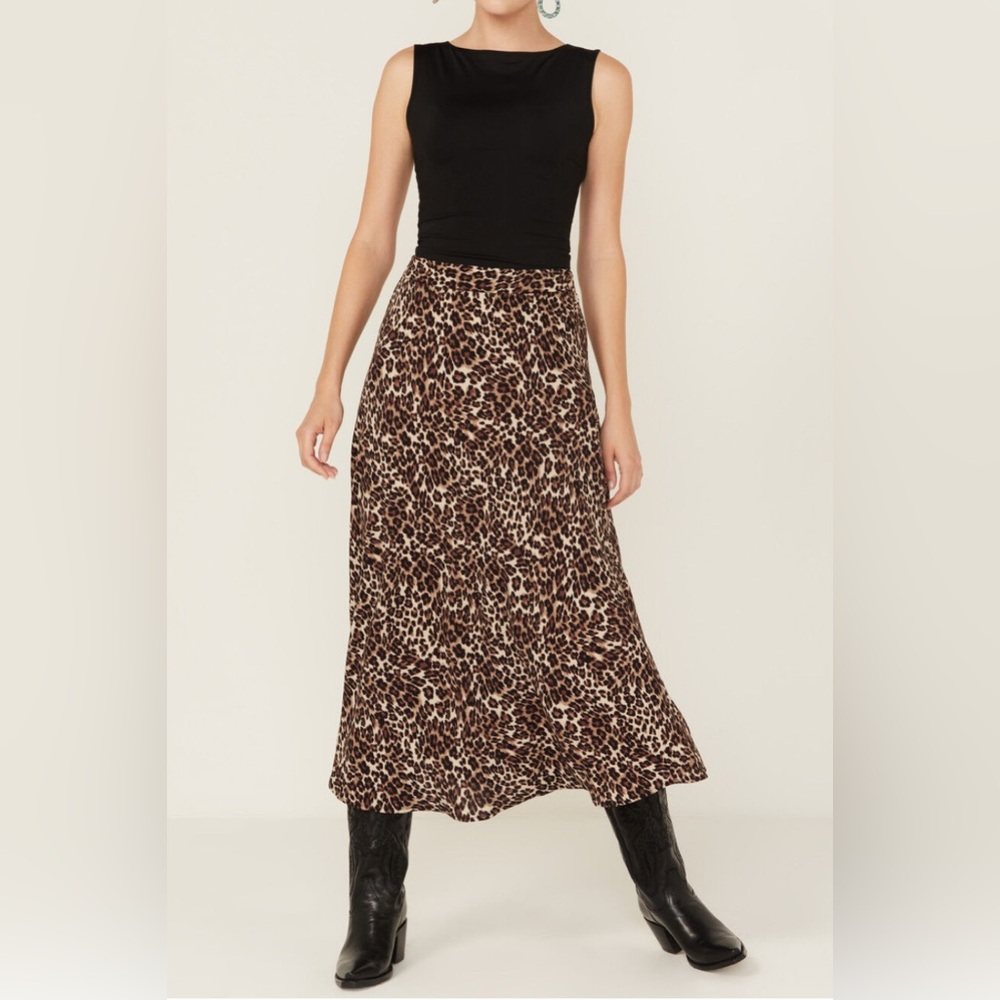 Animal Print Maxi Skirt Unbranded 28 inches waist